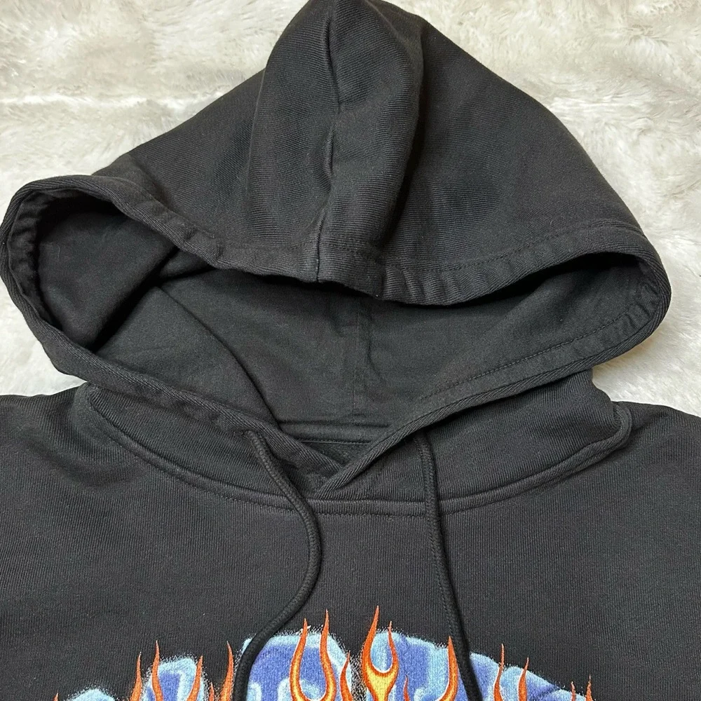 NWOT Market RARE Icy Hot Logo Hoodie Sweatshirt in Black Men’s M - Picture 3 of 10